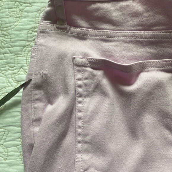 J. Crew Women’s 9”Billie Demi Boot Crop Denim Pants in Light Pink Size 28/6 - Picture 16 of 16